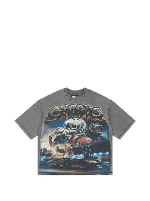 GODSPEED graphic-print T-shirt Grey GS211