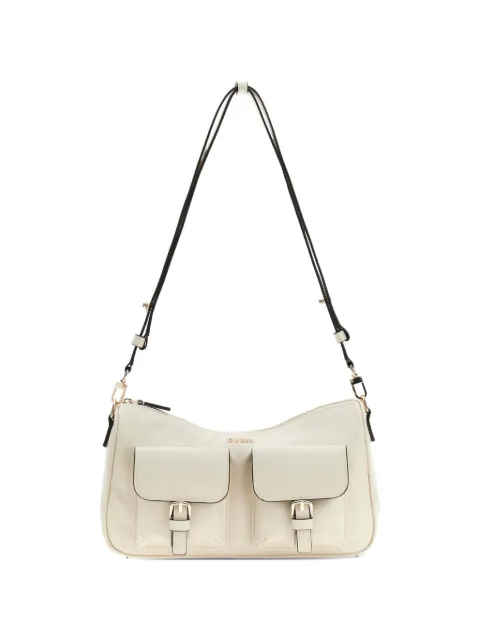GUESS USA Kassie buckle-detail flap-pocket shoulder bag Neutrals HWTG9930170