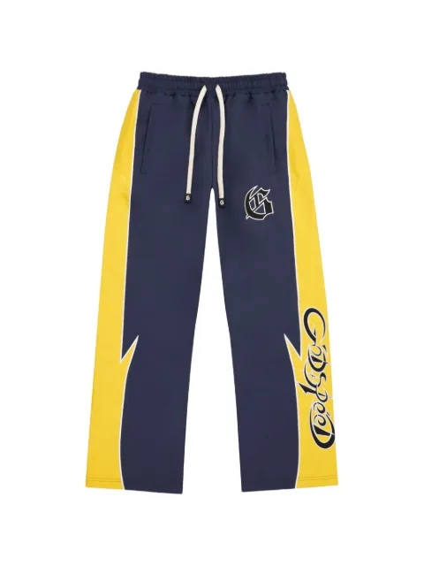 GODSPEED GT logo-print track pants Blue GS224