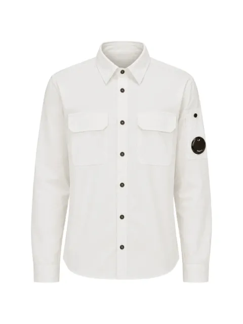 C.P. Company Lens-detail shirt White RCCMSH706A110143G103