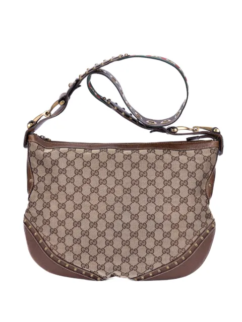Gucci Pre-Owned Pelham GG canvas shoulder bag Neutrals 144011486628