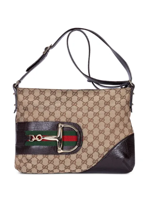 Gucci Pre-Owned Horsebit cross body bag Neutrals 141504207027
