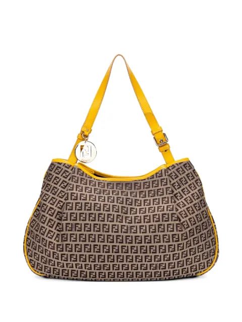 Fendi Pre-Owned Zucchino shoulder bag Neutrals 8BH220EY51182354