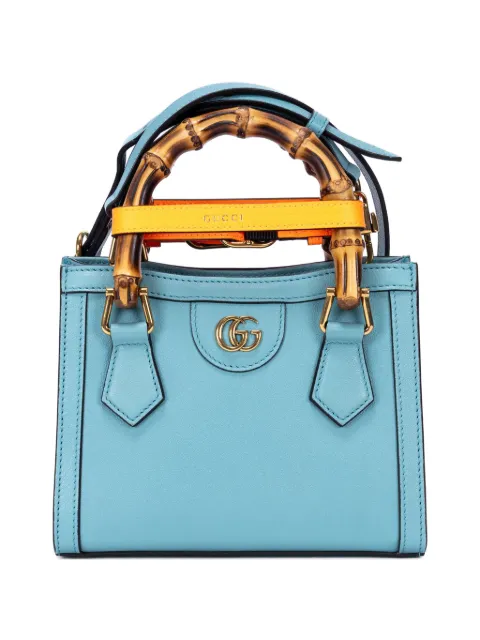 Gucci Pre-Owned Diana Bamboo tote bag Blue 655601525040