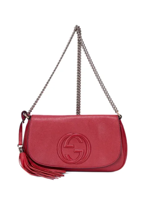 Gucci Pre-Owned Soho chain crossbody bag Red 536224213317