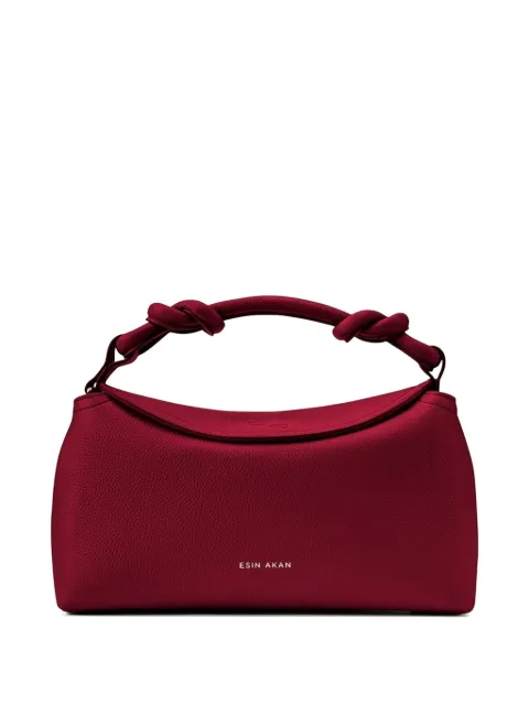 Esin Akan medium Sloane knot-detail tote bag Red MDSLOANE