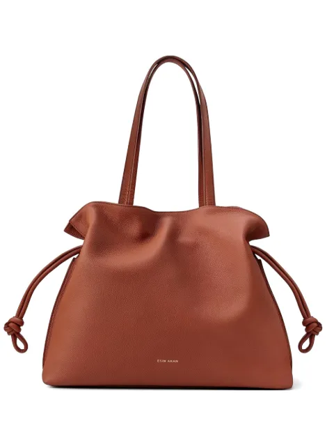Esin Akan large Emma leather tote bag Brown LEMMA