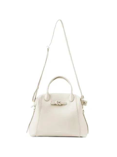 Esin Akan Wimbledon knot-detail backpack White LWIMBLEDON