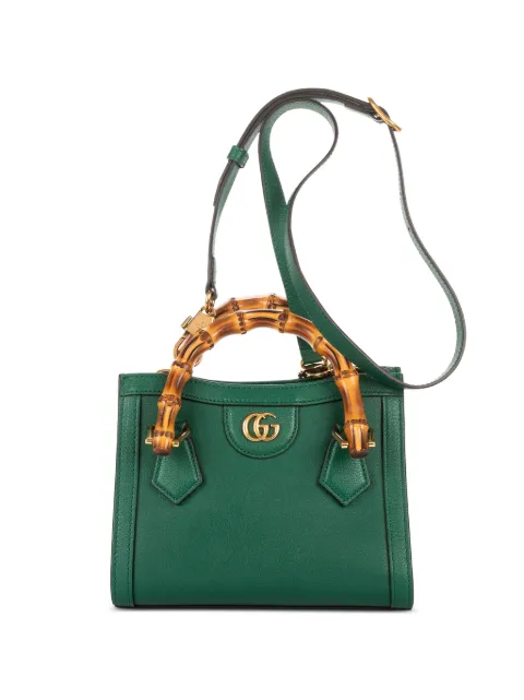 Gucci Pre-Owned Diana bamboo tote bag Green 655661498879