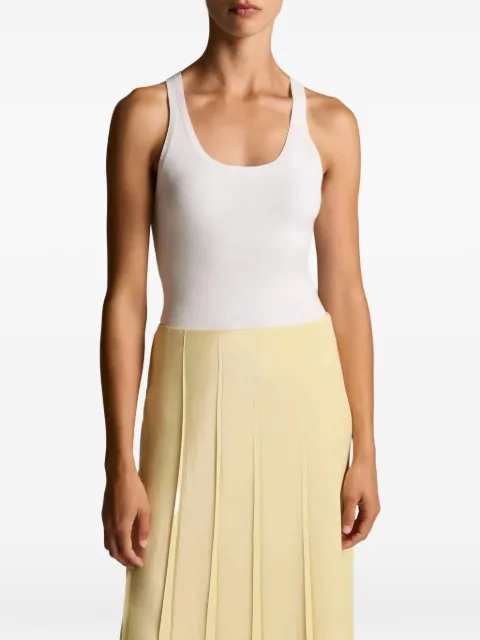 Vince Milano-stitch scoop-neck tank top White V182179855