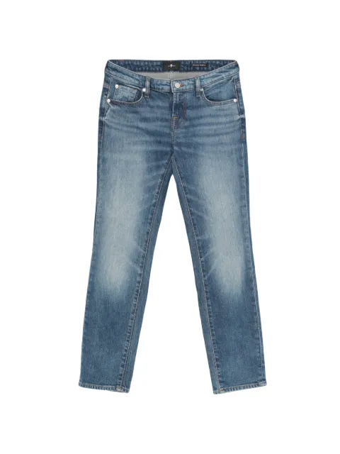 7 For All Mankind faded five-pocket jeans Blue 7U7E0K85
