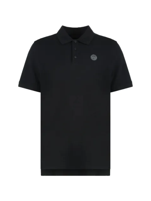 Canada Goose logo-patch polo shirt Black 1600MB
