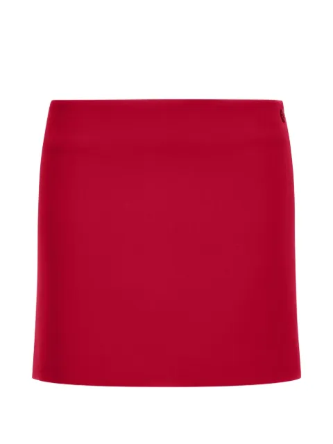 Roberto Cavalli logo-plaque miniskirt Red NOT30CKU01402151
