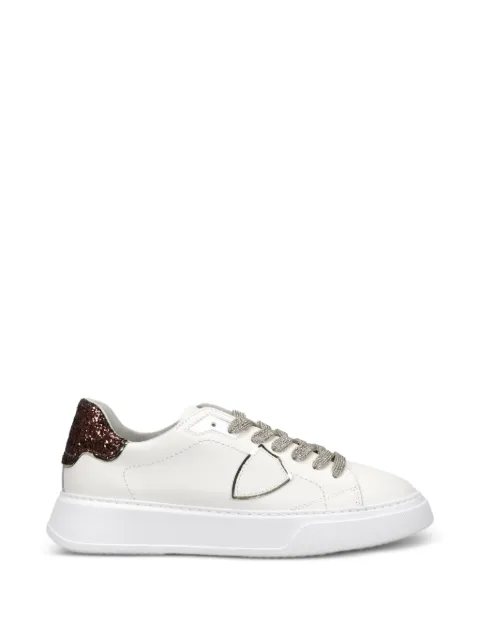 Philippe Model Paris Temple glitter-detail sneakers White BTLDVG15