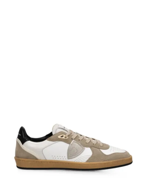 Philippe Model Paris logo-patch panelled sneakers White PGLU