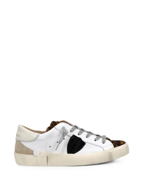 Philippe Model Paris PRSX leopard-print sneakers White PRLDVXA2