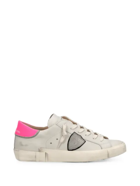 Philippe Model Paris PRSX Low logo-patch sneakers Neutrals PRLDVP24