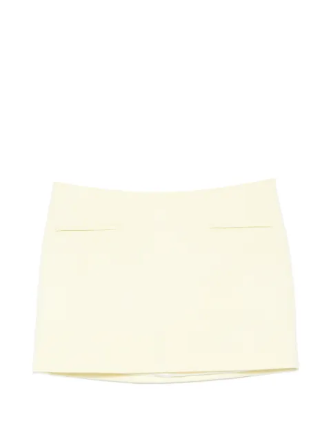 A.M.G. welt-pocket mini skirt Yellow SS26SK08
