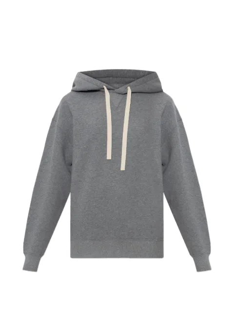 Jil Sander logo-print drawstring hoodie Grey J02GU0123J20133