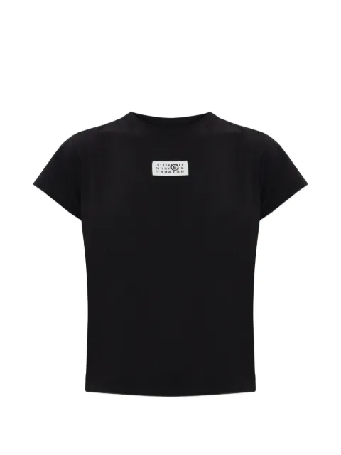 MM6 Maison Margiela logo-patch T-shirt Black S52GC0327M20258