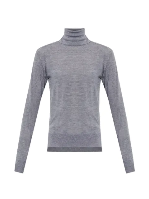 Jil Sander roll-neck side-slit sweater Grey J02GP0296J14501