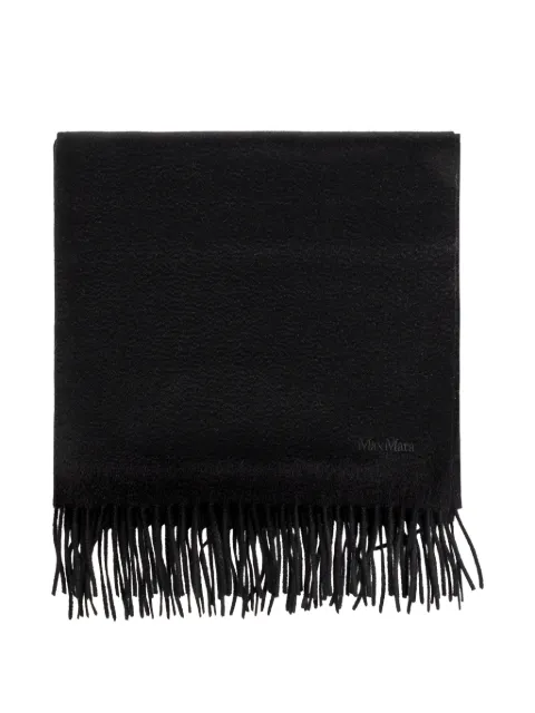 Max Mara fringed-edge scarf Black 2624546331