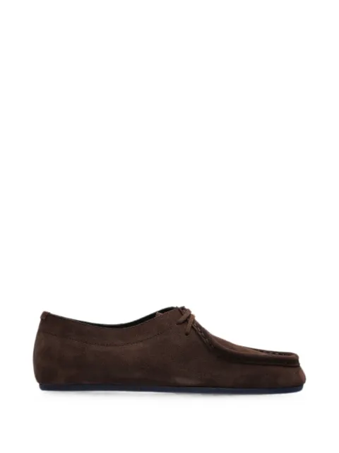 Jil Sander Hood suede lace-up shoes Brown J32ZJ0022P7692