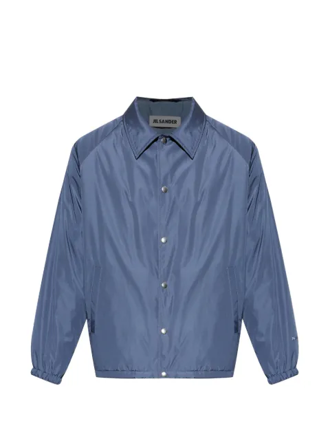 Jil Sander press-stud raglan-sleeve jacket Blue J22SW0103J70215