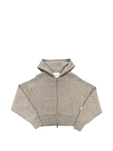 Lisa Yang Lilia hooded cardigan Neutrals 2025122