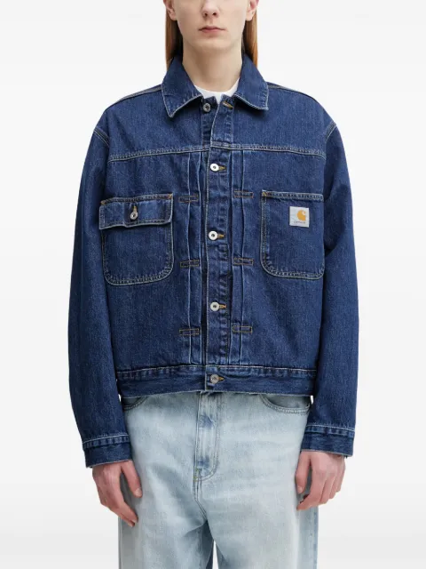 Carhartt WIP Belmar logo-patch denim jacket Blue I036586