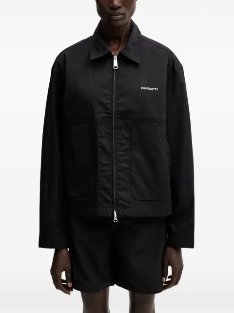 Carhartt WIP Postal zip-up jacket Black I036147