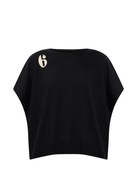 MM6 Maison Margiela logo-print sweater Black S52NC0364M13284