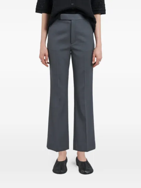 Maria McManus high-waisted cropped trousers Grey PT005WBWSTLGY