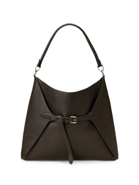 Ralph Lauren Collection Ralph buckled goatskin shoulder bag Brown 435P25183