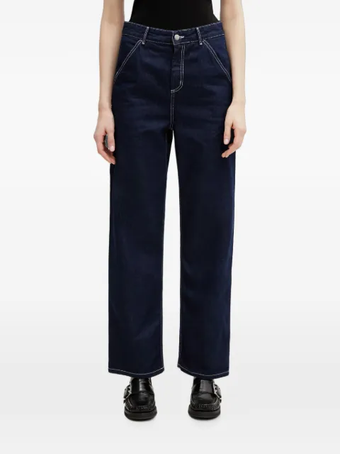 Carhartt WIP Simple contrast-stitch jeans Blue I031924