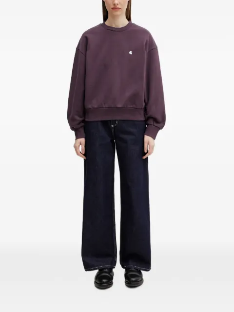 Carhartt WIP Casey logo-embroidered sweatshirt Purple I032643