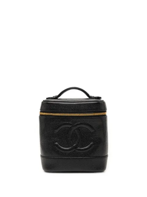 CHANEL Pre-Owned 1997-1999 CC Caviar vanity bag Black TTI90CXU8XTX55YE