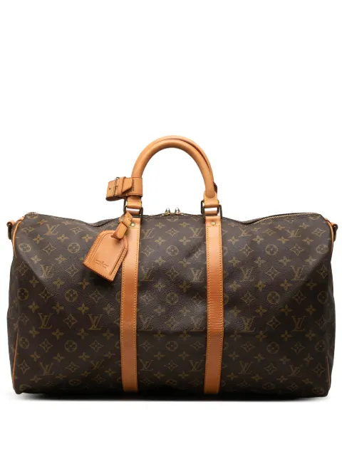 Louis Vuitton Pre-Owned 1990 Monogram Keepall Bandouliere 50 travel bag Brown ZBWDBH6VXNFKC1H4