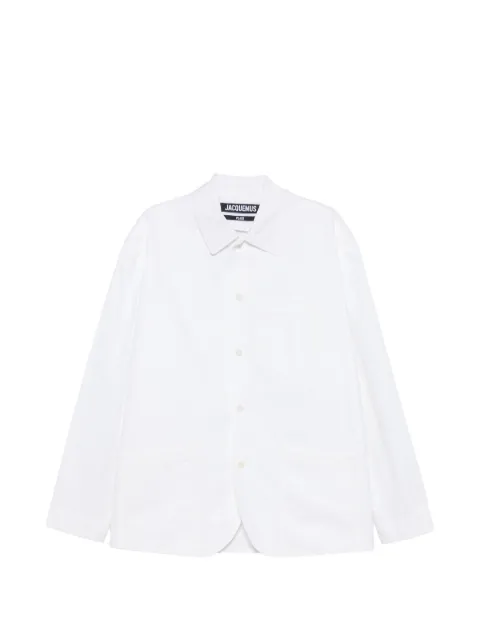 Jacquemus La Veste Boustis jacket White OUM00159AW00648