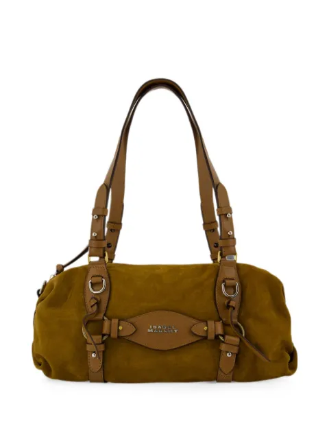 ISABEL MARANT Tilpa Mini leather-trim shoulder bag Brown PP0509FAD2C28M