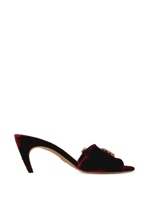 Christian Dior Pre-Owned Soul Swarovski rhinestone mules Red RFCPUGBSH749242W