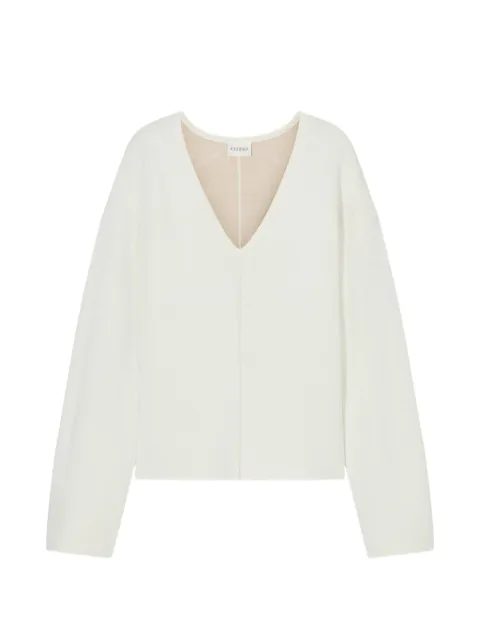 Closed V-neck sweater White C9682897HCR