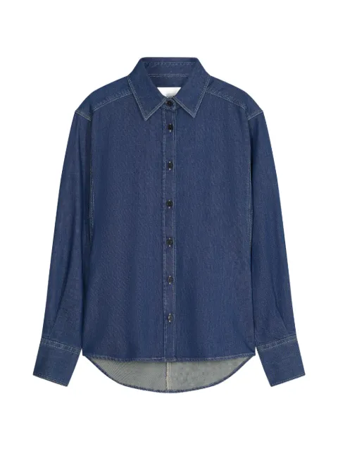 Closed tailored cotton shirt Blue C9407905S2R