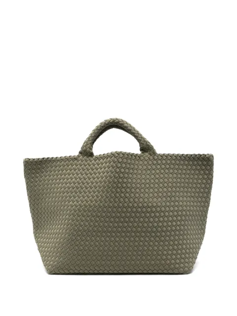 NAGHEDI large St. Barths woven tote bag Green SN03014LD