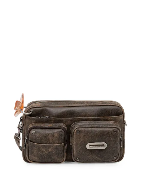 Andersson Bell Butterfly multi-pocket shoulder bag Brown AAA534W