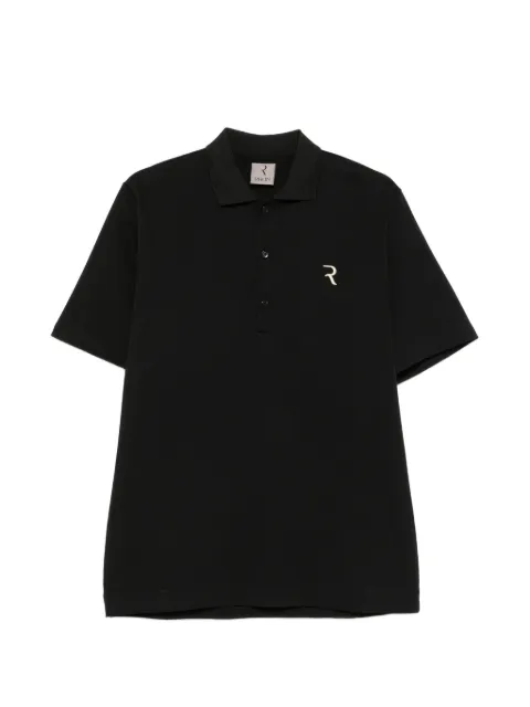 Rhun logo-embroidered polo shirt Black PE2609