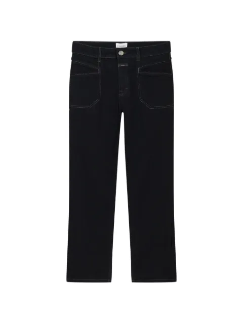 Closed Mira-X contrast-stitch jeans Black C2125504S2T