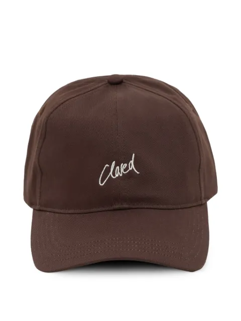 Closed logo-embroidered cap Brown C9069874E22