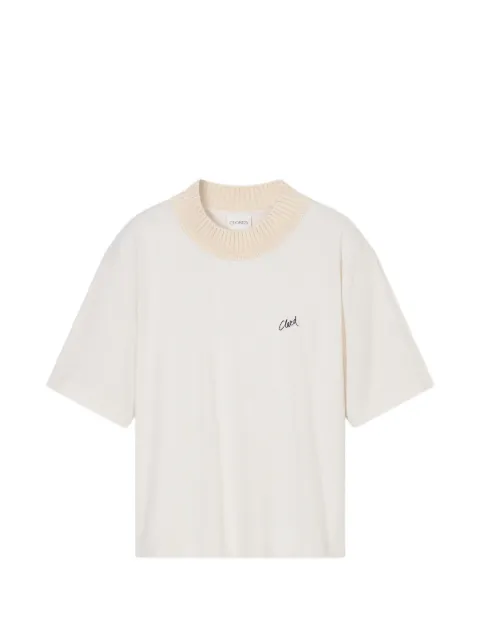 Closed logo-embroidered T-shirt Neutrals C9596944HEM