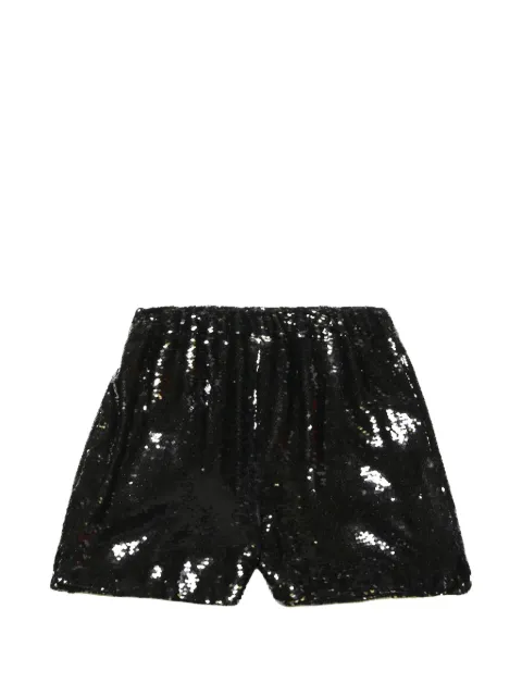 Simone Rocha sequin-embellished elasticated shorts Black 42101300
